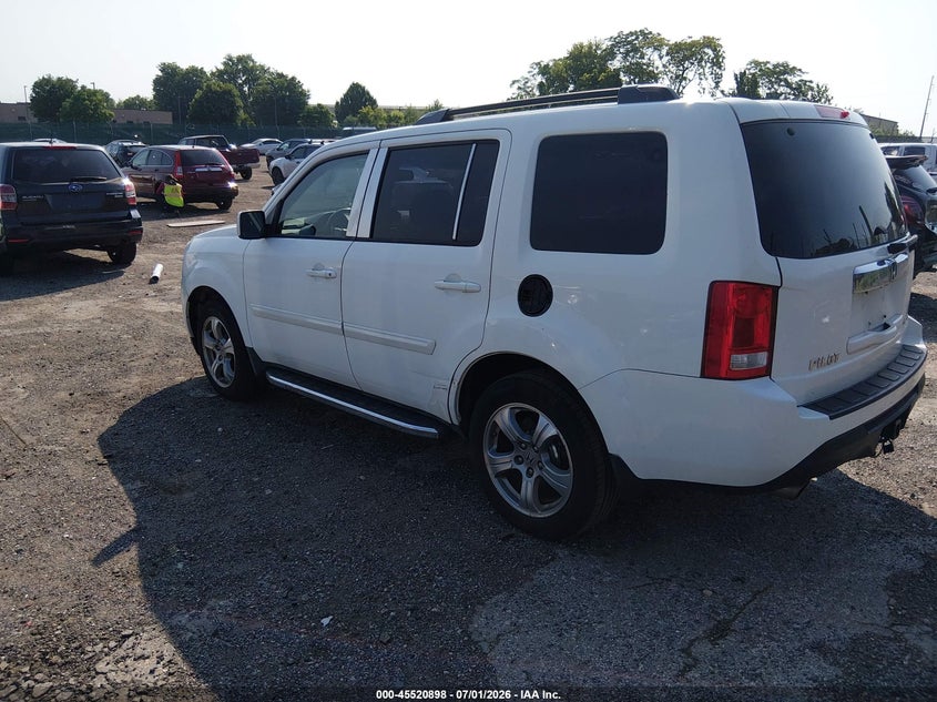 Vin: 5fnyf4h50cb043431, lot: 46019114, honda pilot ex-l 20123