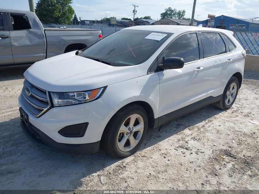 Vin: 2fmtk4g99fbb69553, lot: 46019245, ford edge se 20152