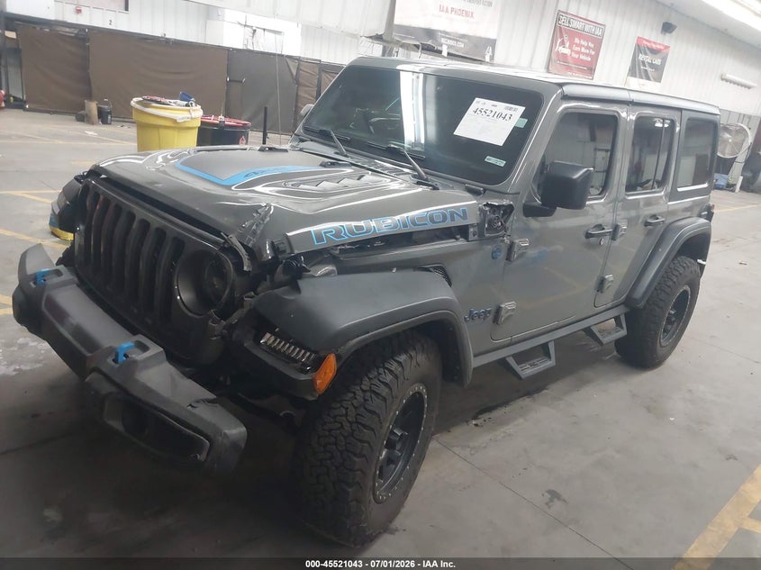 2023 Jeep Wrangler 4Xe Rubicon 4X4 VIN: 1C4JJXR64PW604496 Lot: 45521043