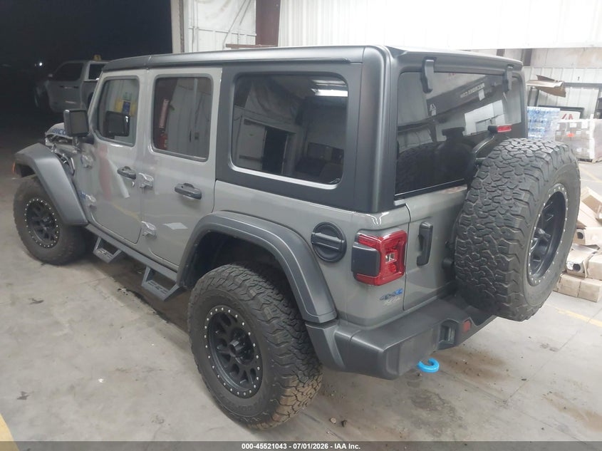 2023 Jeep Wrangler 4Xe Rubicon 4X4 VIN: 1C4JJXR64PW604496 Lot: 45521043