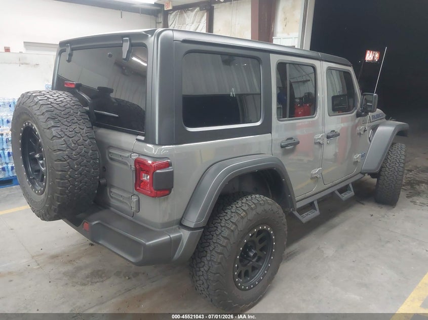 2023 Jeep Wrangler 4Xe Rubicon 4X4 VIN: 1C4JJXR64PW604496 Lot: 45521043