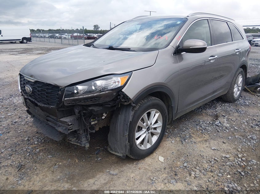 2019 Kia Sorento 2.4L Lx, Front End, IAAI, VIN 5XYPG4A30KG556462 — photo 2