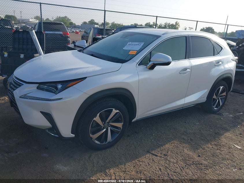 2020 LEXUS NX 300H auction photo 2