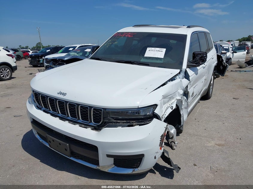 Vin: 1c4rjjag7t8558570, lot: 46019281, jeep grand cherokee l laredo x 4x2 20262