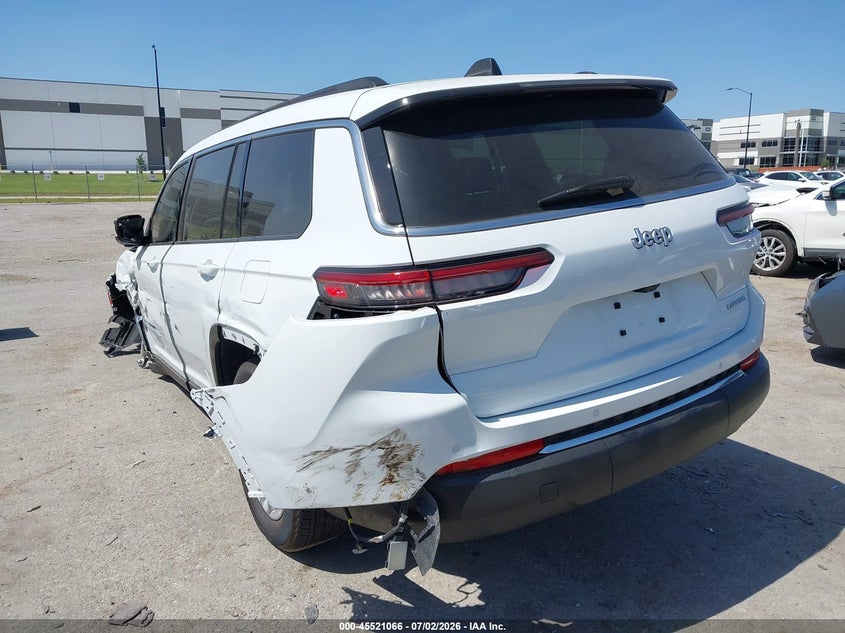 Vin: 1c4rjjag7t8558570, lot: 46019281, jeep grand cherokee l laredo x 4x2 20263