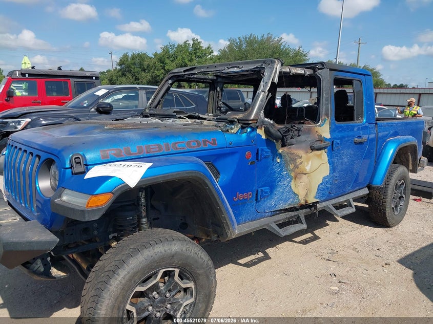 Vin: 1c6jjtbg1ml508602, lot: 46019295, jeep gladiator rubicon 4x4 20212