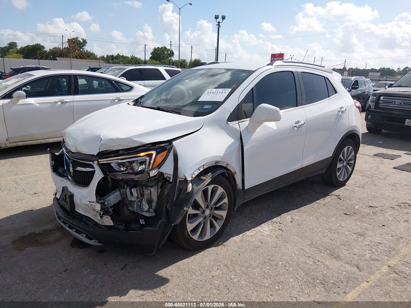 Vin: kl4cjasbxlb060515, lot: 46019329, buick encore fwd preferred 20202
