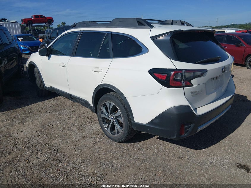 Vin: 4s4btanc3l3192957, lot: 46019332, subaru outback limited 20203