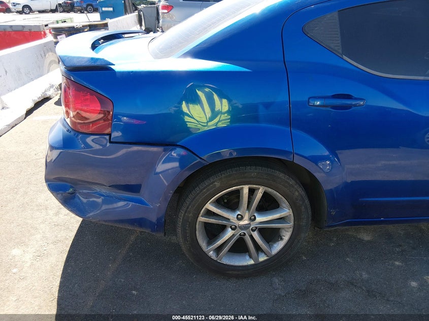 2012 Dodge Avenger Sxt Plus VIN: 1C3CDZEG6CN327929 Lot: 45521123
