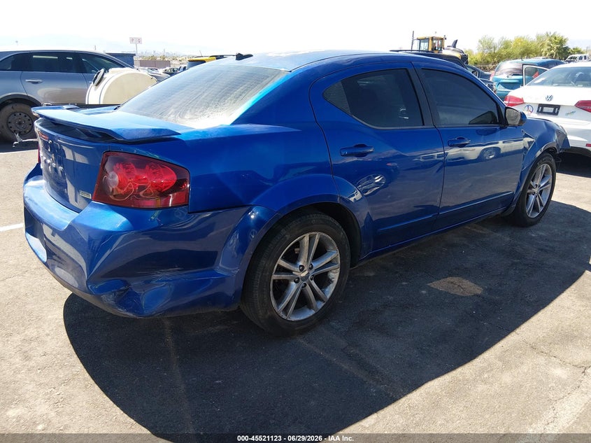 Vin: 1c3cdzeg6cn327929, lot: 46019339, dodge avenger sxt plus 20124