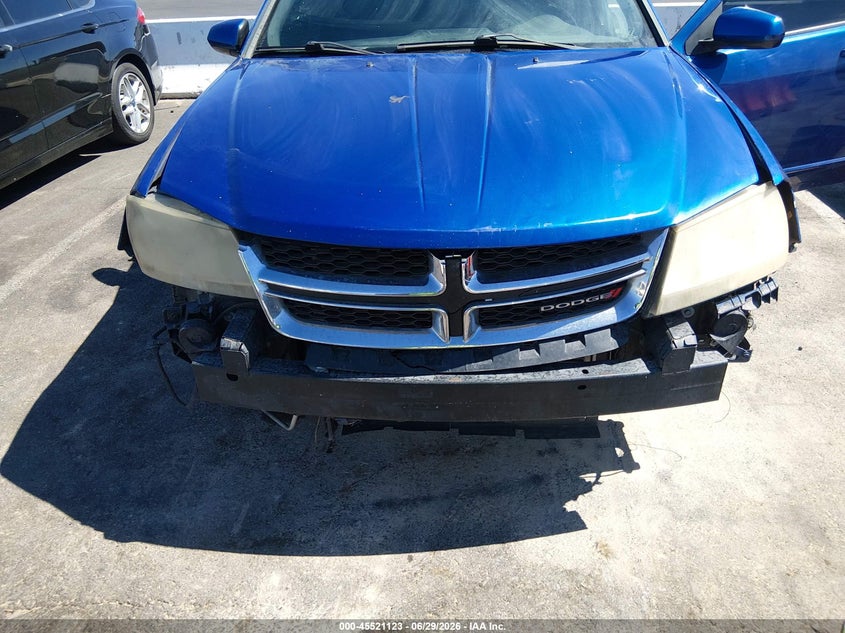 2012 Dodge Avenger Sxt Plus VIN: 1C3CDZEG6CN327929 Lot: 45521123
