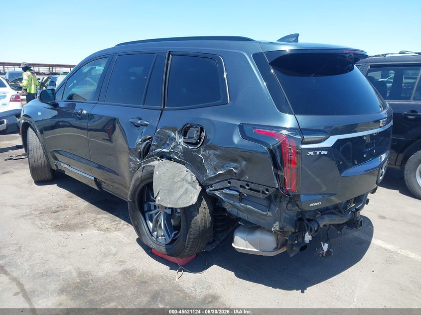 Vin: 1gykpgrs3lz102338, lot: 46019340, cadillac xt6 awd sport 20203