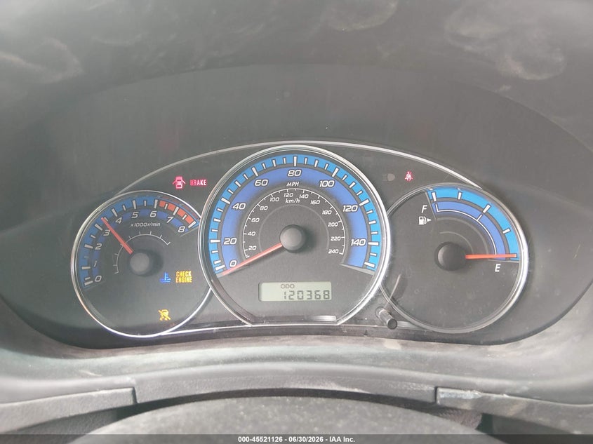 2009 SUBARU FORESTER auction photo 7