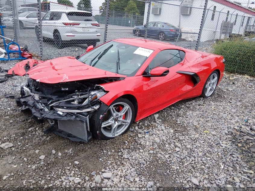 Vin: 1g1yb2d44r5101010, lot: 46019360, chevrolet corvette 2lt 20242