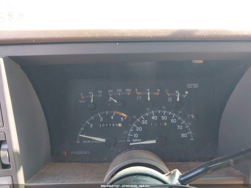 1994 Chevrolet Gmt-400 K2500 VIN: 2GCFK29K5R1248783 Lot: 45521157