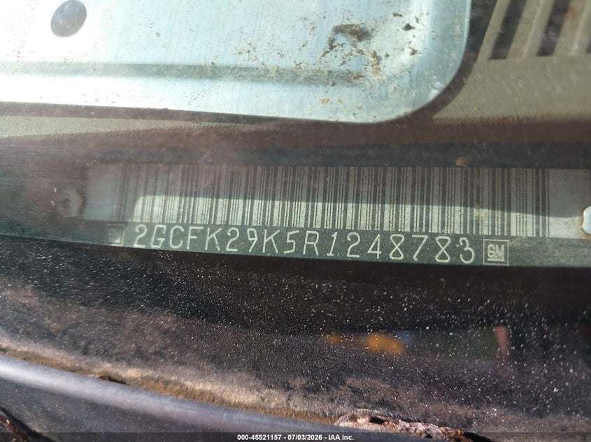 1994 Chevrolet Gmt-400 K2500 VIN: 2GCFK29K5R1248783 Lot: 45521157