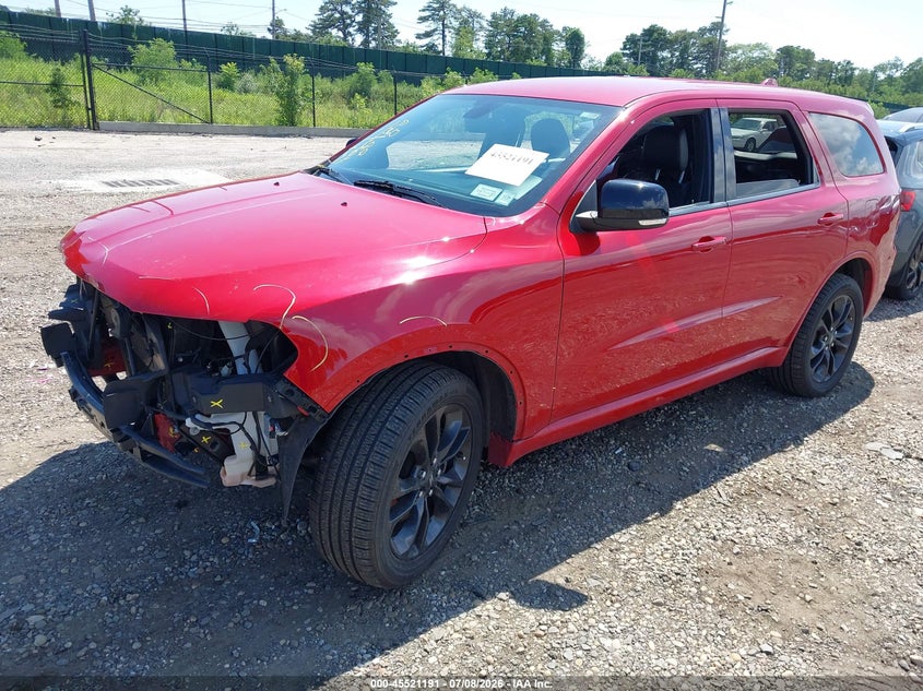 Vin: 1c4rdjdg8mc694658, lot: 46019407, dodge durango gt plus awd 20212