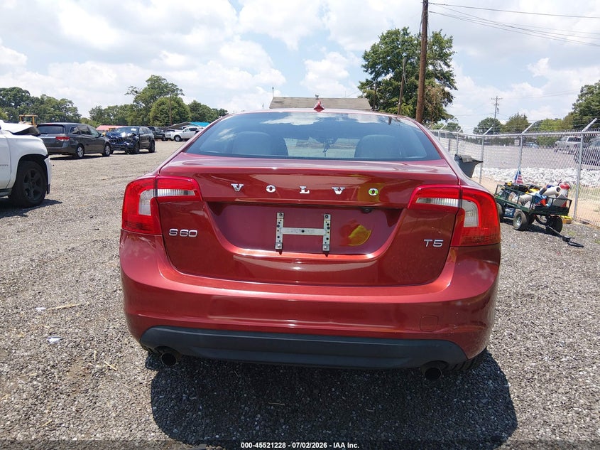 2012 Volvo S60 T5 VIN: YV1622FS4C2098851 Lot: 45521228