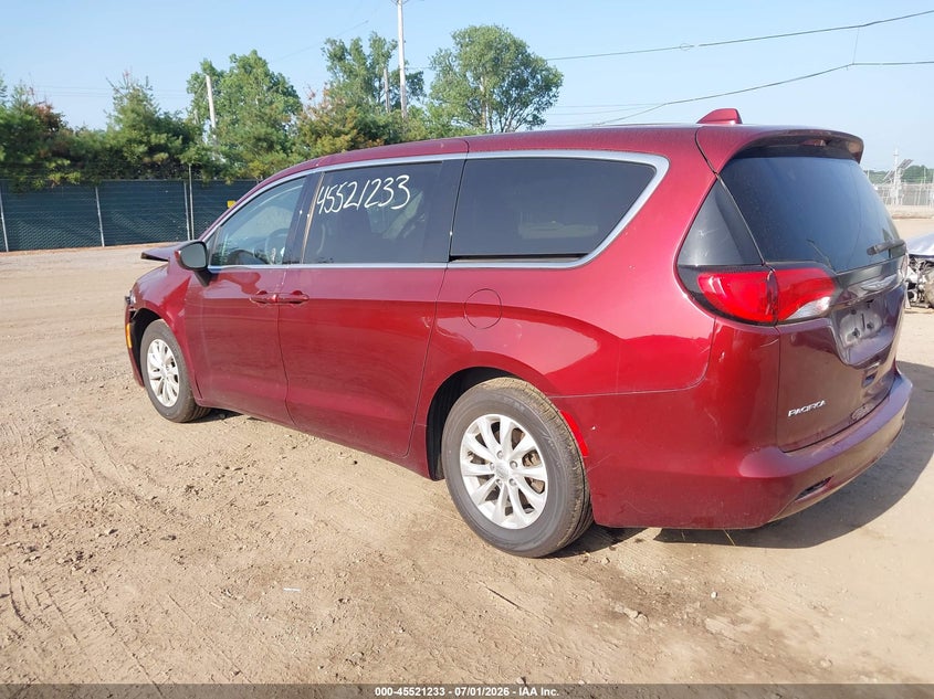 Vin: 2c4rc1dg0hr763360, lot: 46019448, chrysler pacifica touring 20173