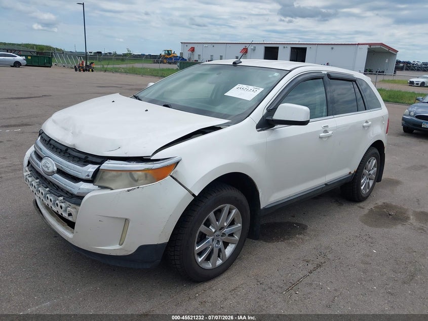 Vin: 2fmdk4kc8bba70918, lot: 46019449, ford edge limited 20112