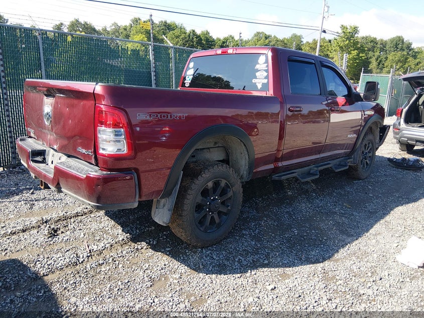 Vin: 3c6ur5dl5pg654420, lot: 46019470, ram 2500 big horn  4x4 6'4 box 20234