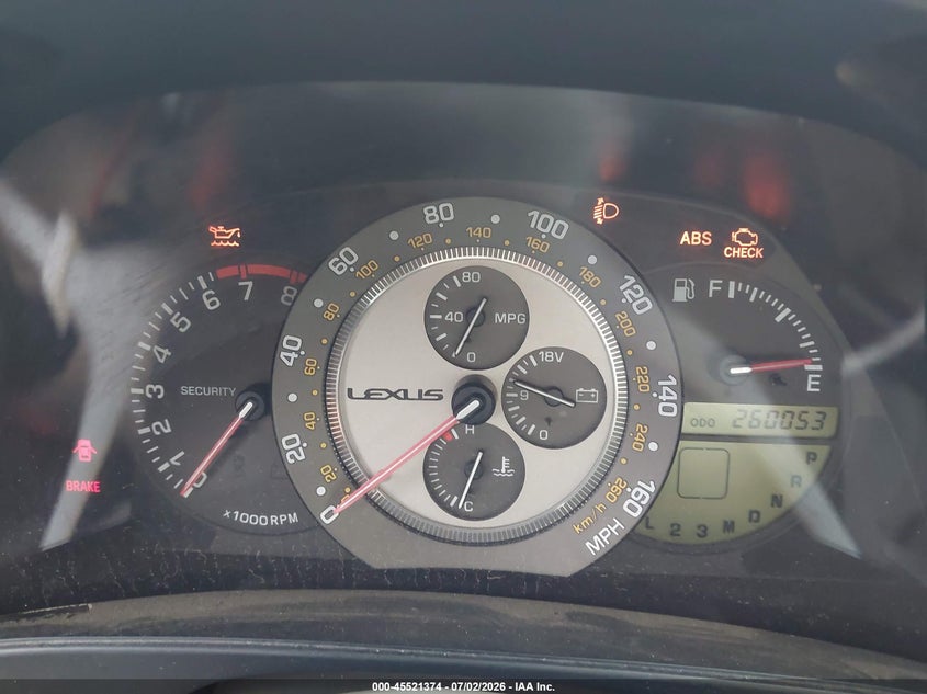 2003 LEXUS IS 300 auction photo 7