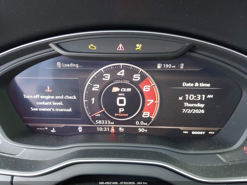 2018 Audi Sq5 3.0T Premium Plus VIN: WA1C4AFY5J2223977 Lot: 45521400