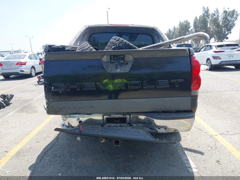 2004 Chevrolet Avalanche 1500 VIN: 3GNEC12T34G156181 Lot: 45521414