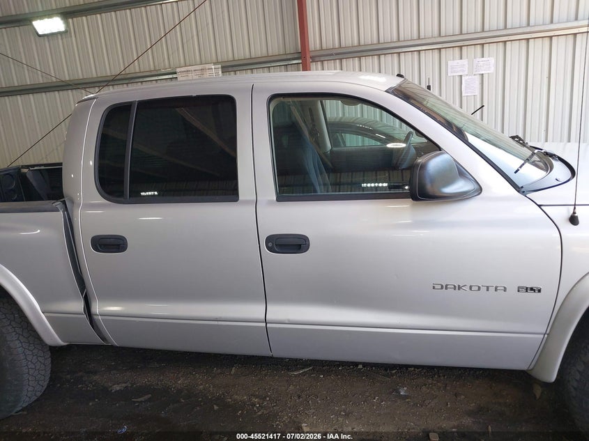 2002 Dodge Dakota Slt VIN: 1B7HG48N72S707478 Lot: 45521417