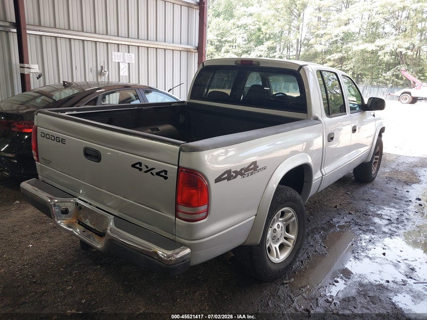 2002 Dodge Dakota Slt VIN: 1B7HG48N72S707478 Lot: 45521417