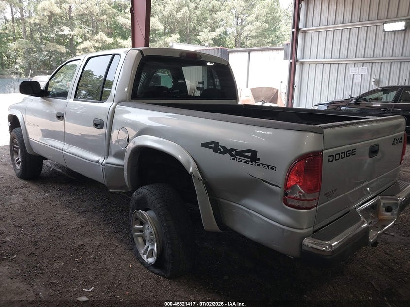 2002 Dodge Dakota Slt VIN: 1B7HG48N72S707478 Lot: 45521417