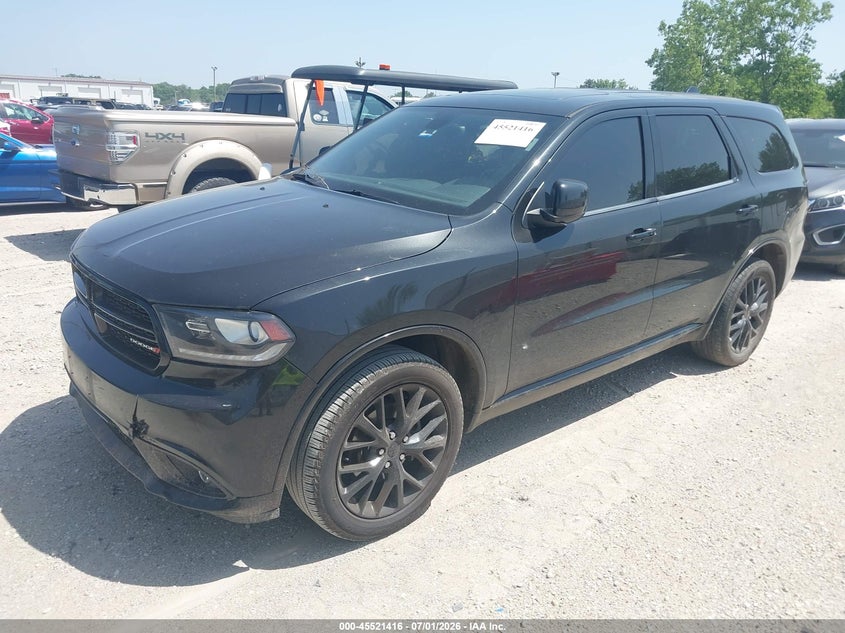 Vin: 1c4rdjag8gc433393, lot: 46019633, dodge durango sxt 20162