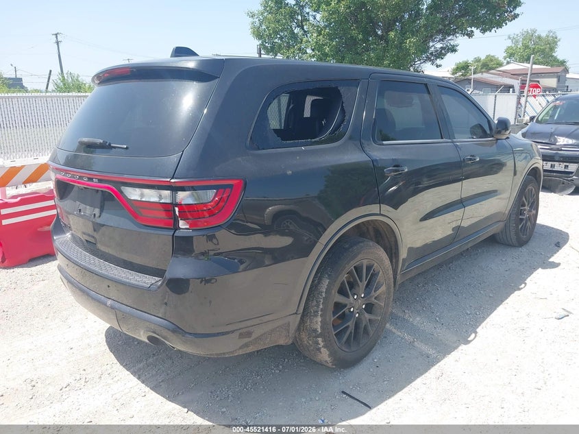 Vin: 1c4rdjag8gc433393, lot: 46019633, dodge durango sxt 20164