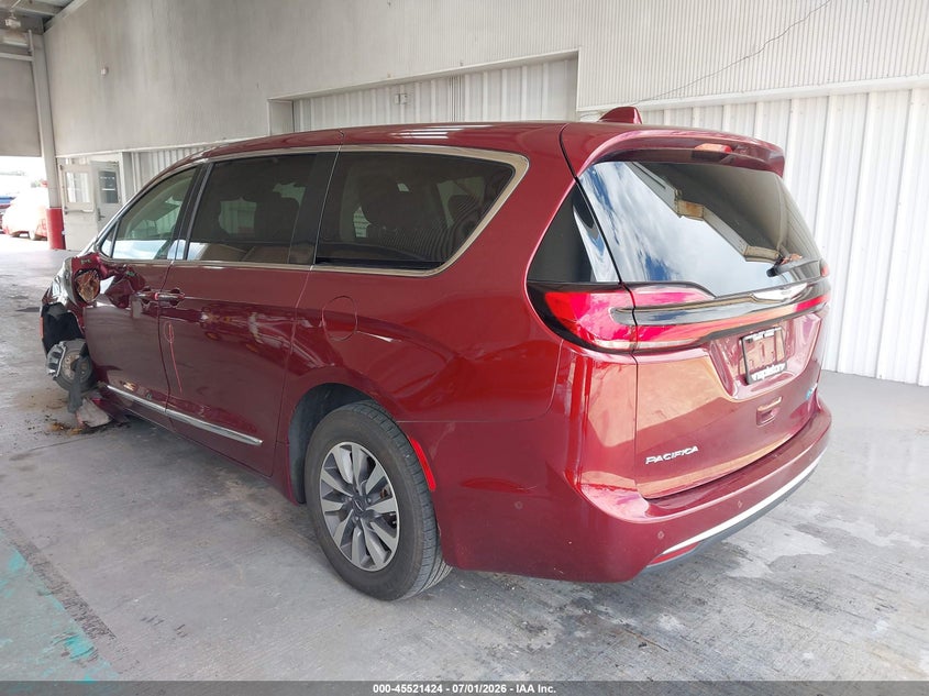 Vin: 2c4rc1s74nr193071, lot: 46019640, chrysler pacifica hybrid limited 20223