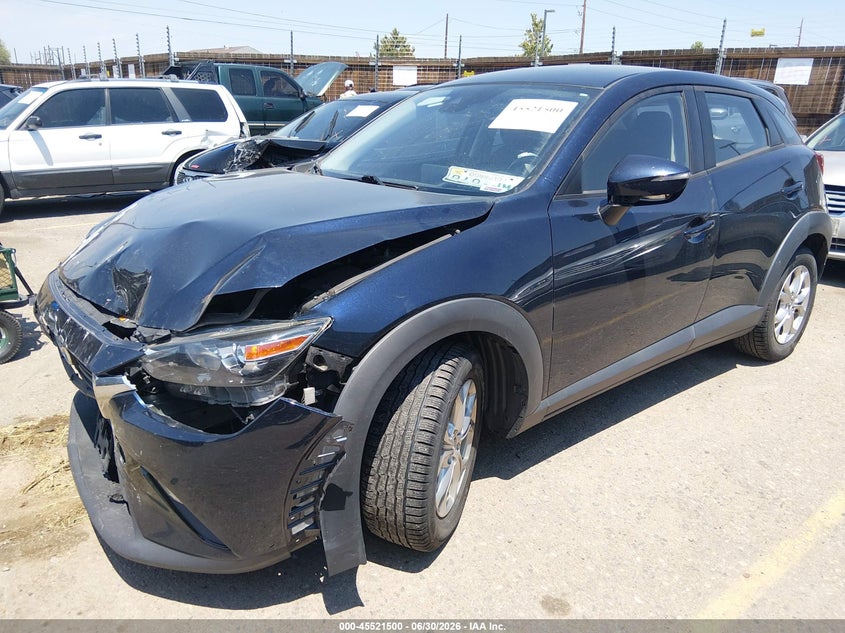 Vin: jm1dkfb72k0413467, lot: 46019716, mazda cx-3 sport 20192