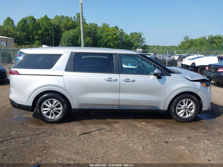 2023 Kia Carnival Mpv Lx Seat Package VIN: KNDNB4H3XP6250262 Lot: 45521522