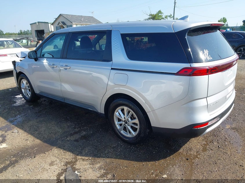 Vin: kndnb4h3xp6250262, lot: 46019738, kia carnival mpv lx seat package 20233