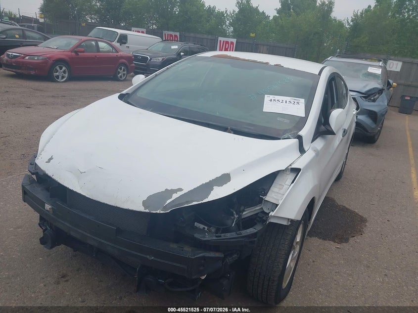 2015 Hyundai Elantra, Front End, IAAI, VIN 5NPDH4AE4FH600916 — photo 2
