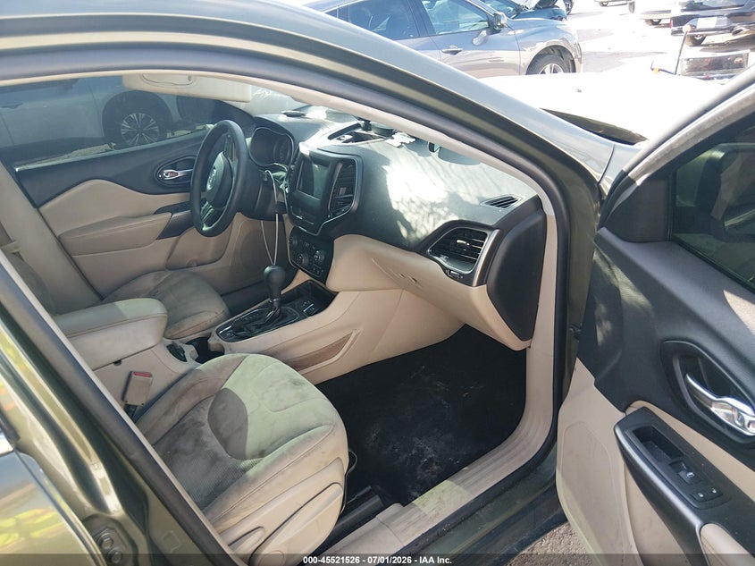 2019 JEEP CHEROKEE SPORT UTILITY VEHICLE 2.4L I-4 VVT, 180HP