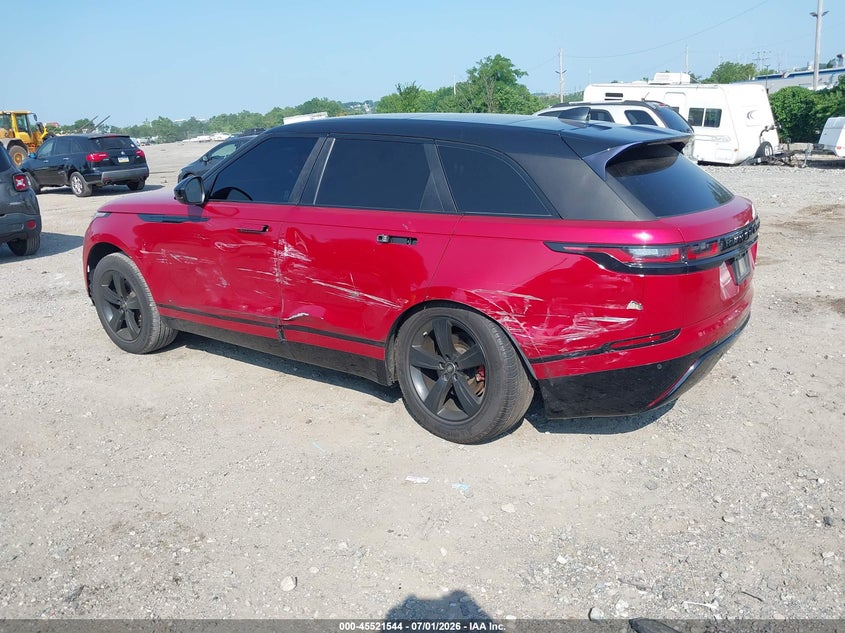 Vin: salyb2rvxja705223, lot: 46019760, land rover range rover velar p380 s 20183