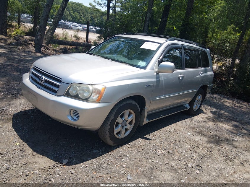 2001 Toyota Highlander, Обычный износ, IAAI, VIN JTEHF21A610033974 — фото 2