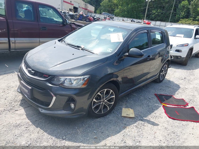 2020 Chevrolet Sonic, Rear, IAAI, VIN 1G1JD6SB5L4121994 — photo 2