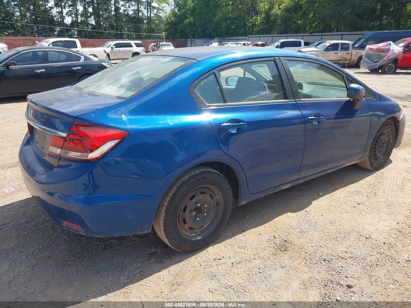 2014 HONDA CIVIC auction photo 4
