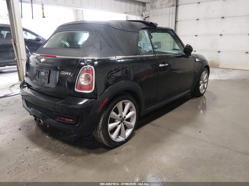 Vin: wmwzp3c53ct249999, lot: 46019830, mini cooper s 20124