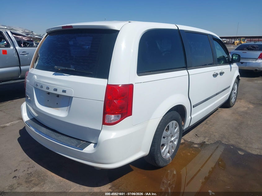 Vin: 2c4rdgbg9er376210, lot: 46019867, dodge grand caravan american value pkg 20144