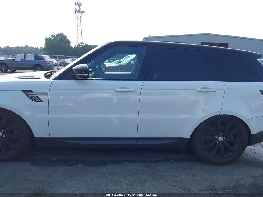 2014 Land Rover Range Rover Sport 3.0L V6 Supercharged Hse VIN: SALWR2WF2EA354927 Lot: 45521678