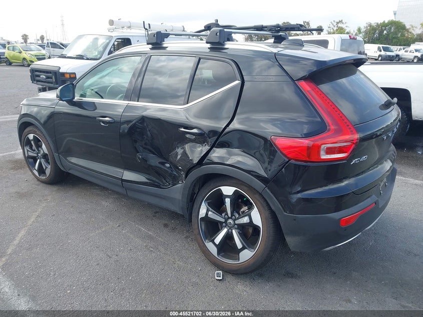 Vin: yv4162ul9k2064884, lot: 46019918, volvo xc40 t5 inscription 20193