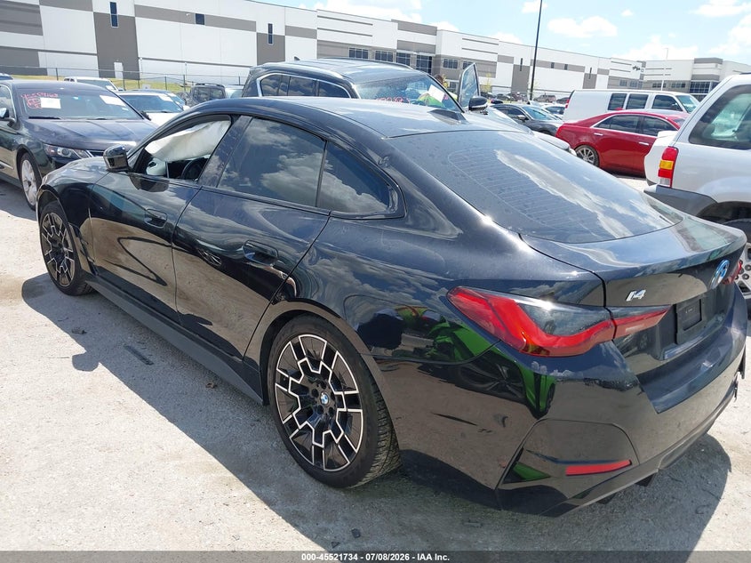 Vin: wby23hd03sfu09472, lot: 46019950, bmw i4 gran coupe edrive40 20253