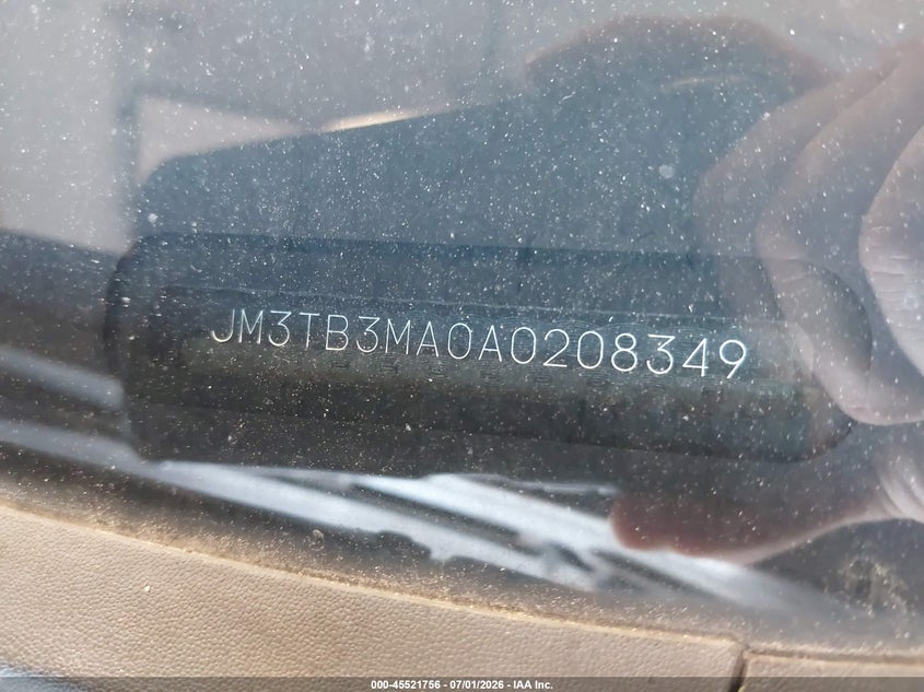 2010 Mazda Cx-9 Grand Touring VIN: JM3TB3MA0A0208349 Lot: 45521756