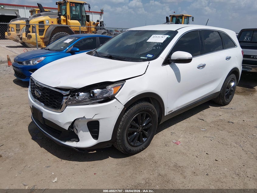 Vin: 5xypgda57kg564527, lot: 46020003, kia sorento 3.3l lx 20192
